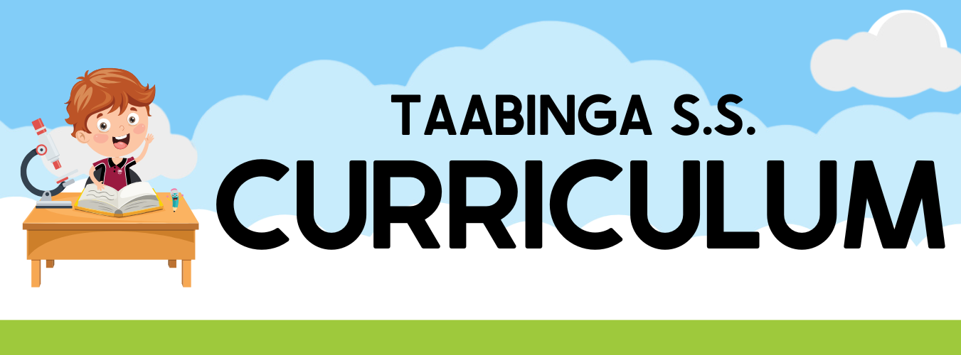 website header image with words Curriculum